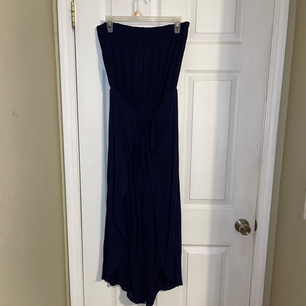 Navy Blue Boutique Flare Jumper